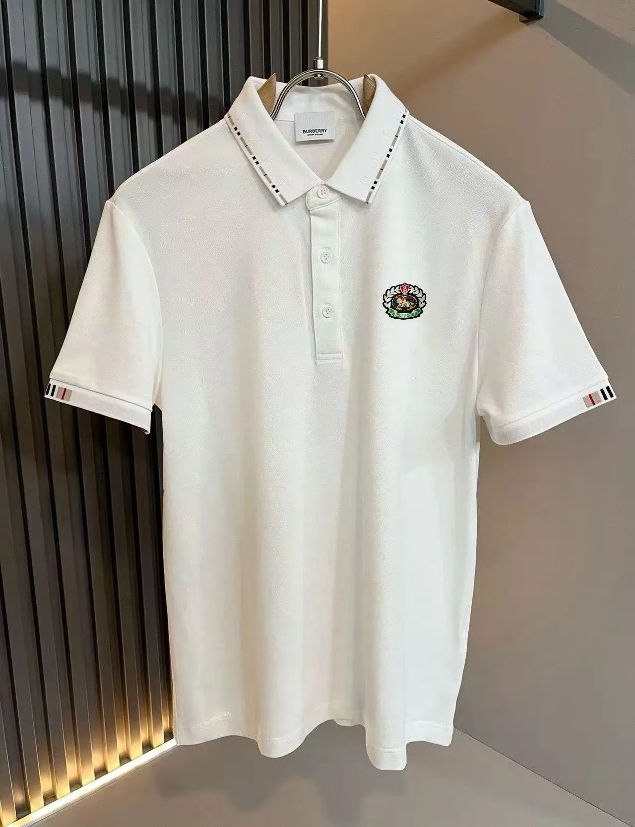 P125， Bur*erry * 2026 New Arrival Polo ， ！ , ！ ！ Breathable , ！ logo ！ ! ！ Premium .Size:M-4XL